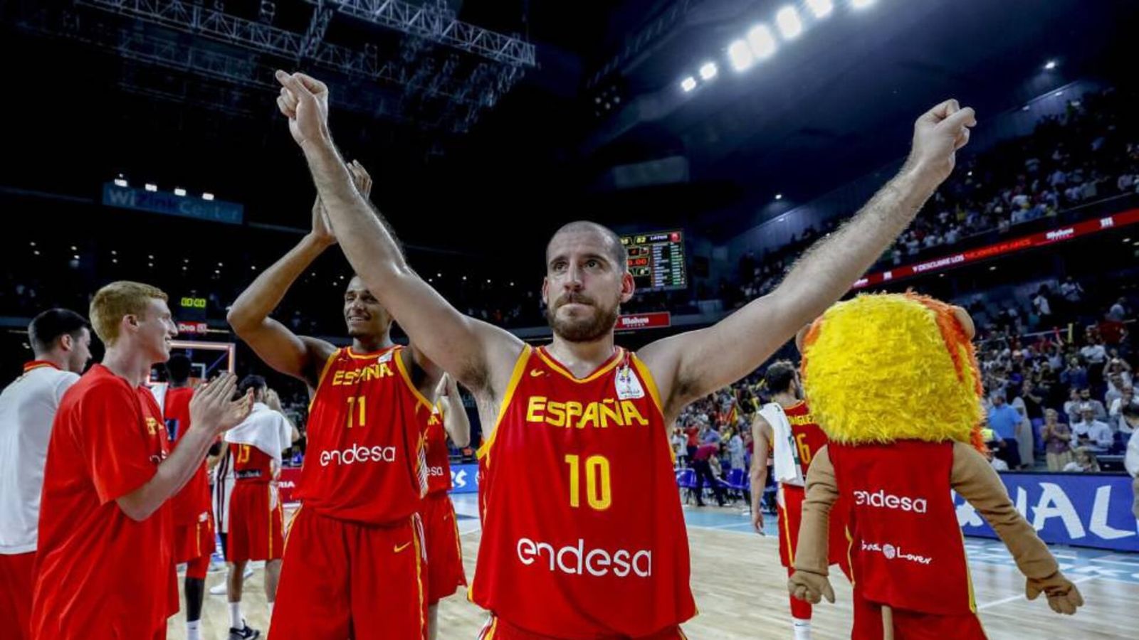 Quino Colom con la selección española